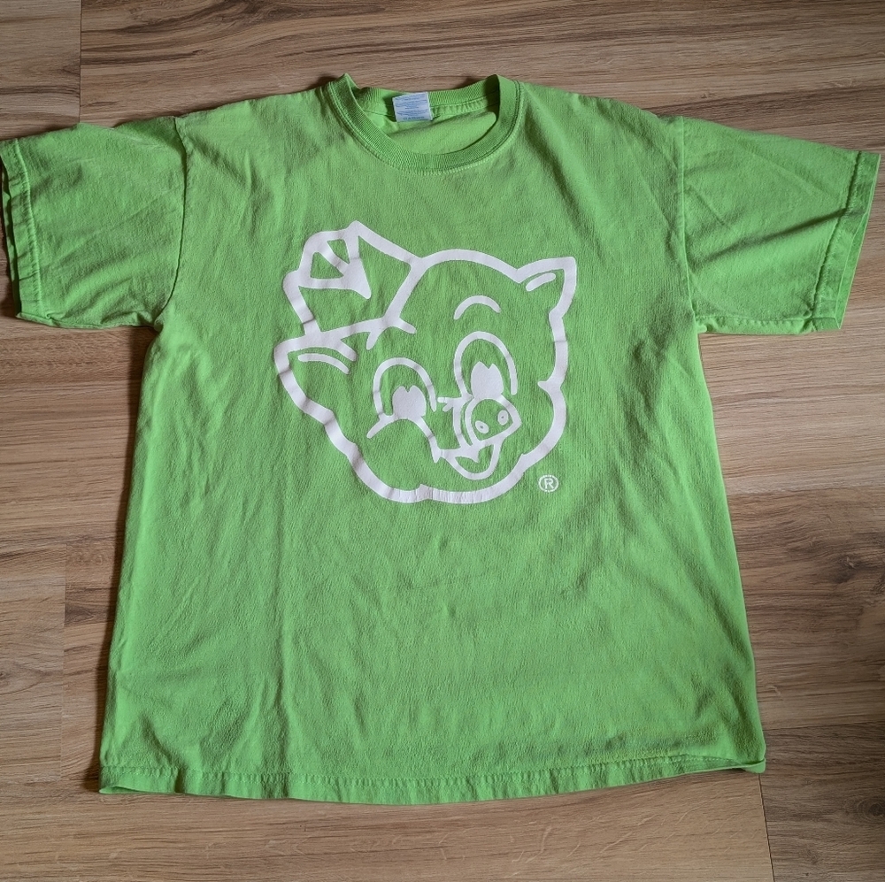Piggly Wiggly Supermarket Green Cotton T Shirt Mens Medium